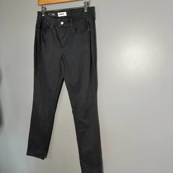 SONOMA Gray Skinny Leg Pants Size 6 - Picture 3 of 6